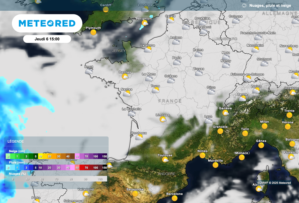 Ciel souvent gris cet après-midi. Ciel souvent gris cet après-midi.