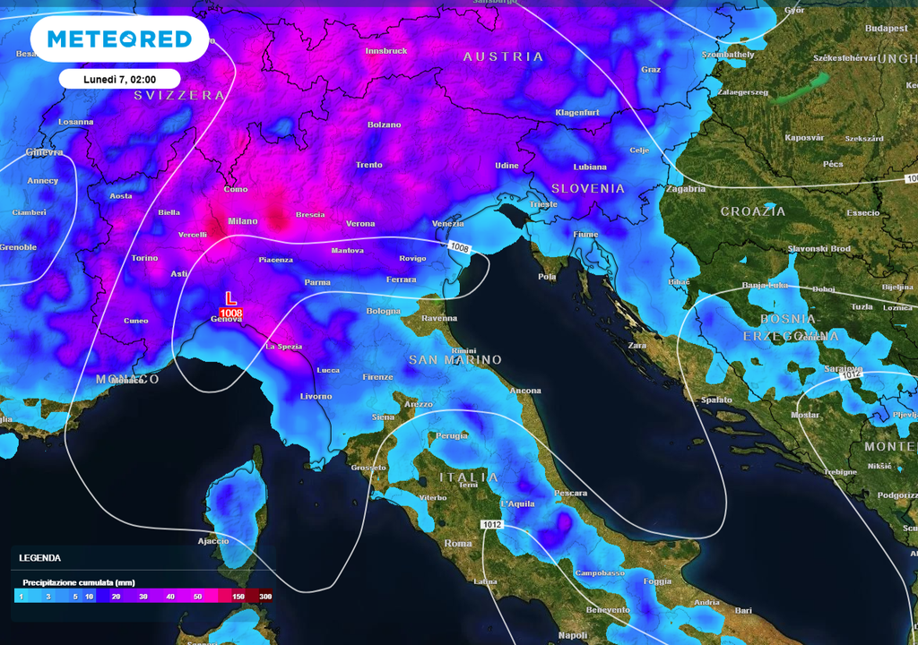 Maltempo, instabilità.