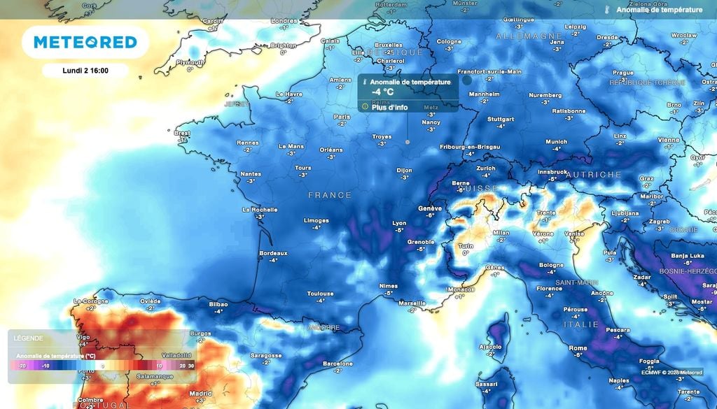 Des températures aux allures hivernales sont attendues la semaine prochaine en France. Des températures aux allures hivernales sont attendues la semaine prochaine en France.