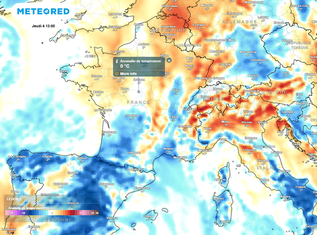 Les températures seront souvent proches des normales de saison au nord comme au sud.