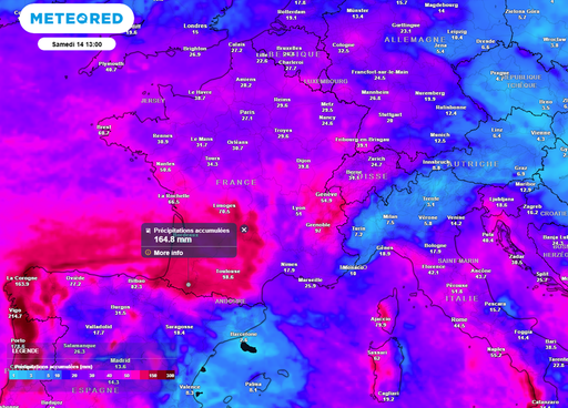 M&eacute;t&eacute;o cette semaine : des pluies &agrave; n'en plus finir, vers des inondations majeures pour plusieurs r&eacute;gions