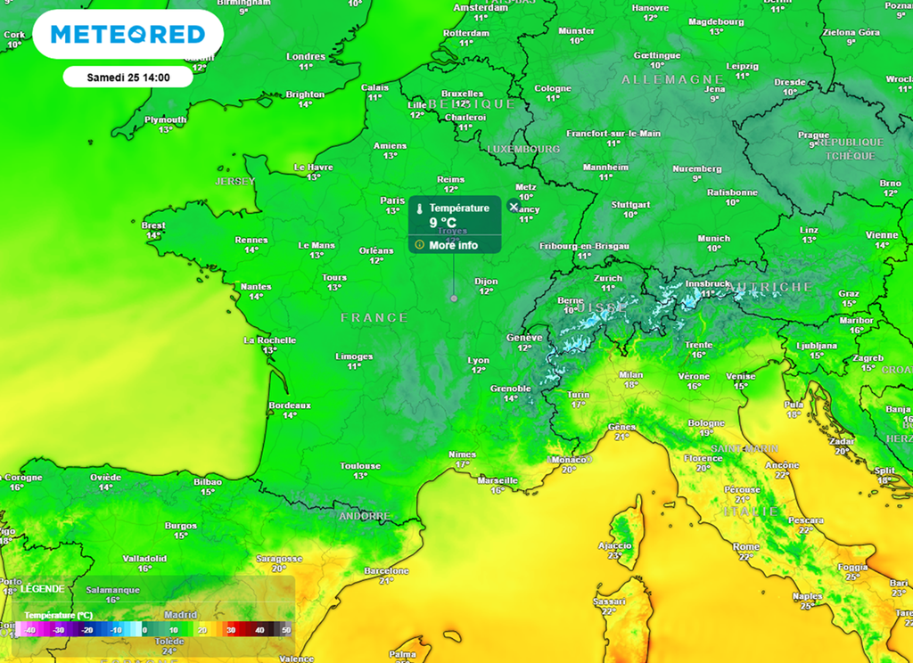 Le week-end prochain sera marqué par une nette baisse du mercure qui repassera en dessous des normales de saison. Le week-end prochain sera marqué par une nette baisse du mercure qui repassera en dessous des normales de saison.