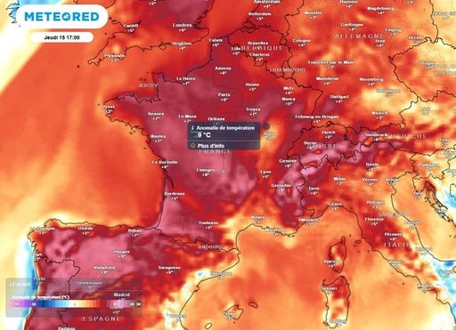 M&eacute;t&eacute;o cette semaine : l'anticyclone et la chaleur reviennent, pr&egrave;s de 30&deg;C attendus localement