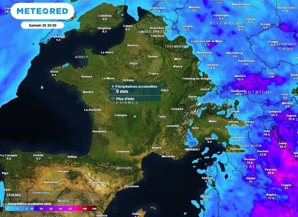 Aucune pluie n'est attendue jusqu'en fin de semaine sur le pays, ce qui va encore aggraver la sécheresse... Aucune pluie n'est attendue jusqu'en fin de semaine sur le pays, ce qui va encore aggraver la sécheresse...