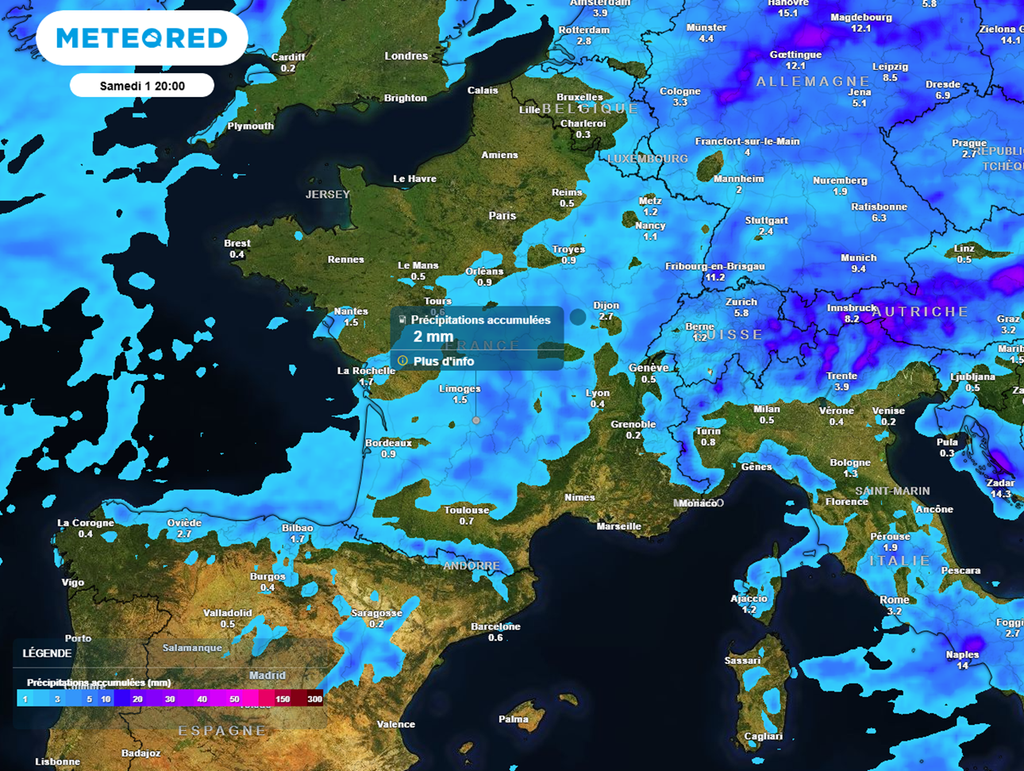 De rares orages pourraient éclater en fin de semaine du sud-ouest à l'est, apportant parfois un peu de pluie. De rares orages pourraient éclater en fin de semaine du sud-ouest à l'est, apportant parfois un peu de pluie.
