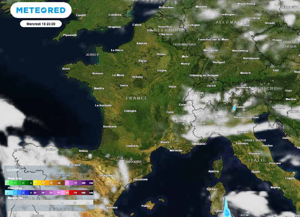 Sous la protection de l'anticyclone, la France bénéficiera d'un temps très ensoleillé tout au long de la semaine. Sous la protection de l'anticyclone, la France bénéficiera d'un temps très ensoleillé tout au long de la semaine.