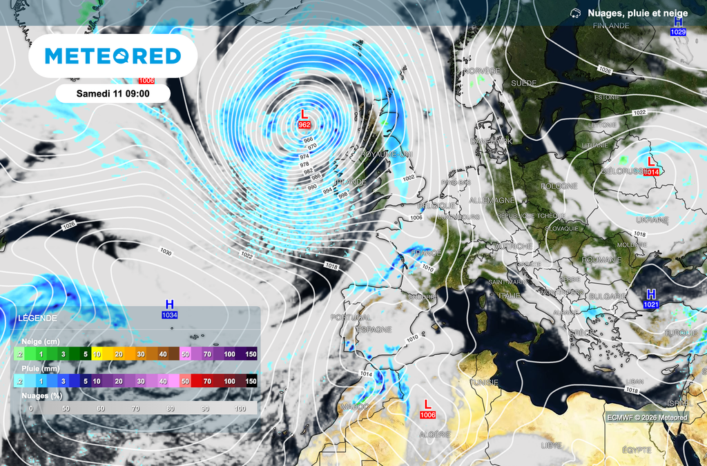 Un profond changement de temps attendu ce week-end en France avec le passage d'une perturbation.