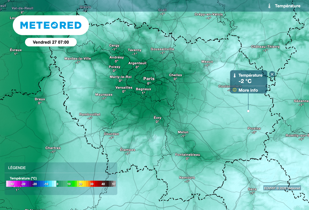 Des gelées redoutées vendredi matin en Île-de-France. Des gelées redoutées vendredi matin en Île-de-France.