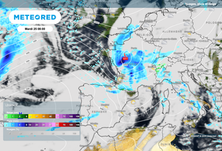 Météo : creusement d'une dépression sur la France demain ! Plusieurs départements en vigilance jaune pour fortes pluies
