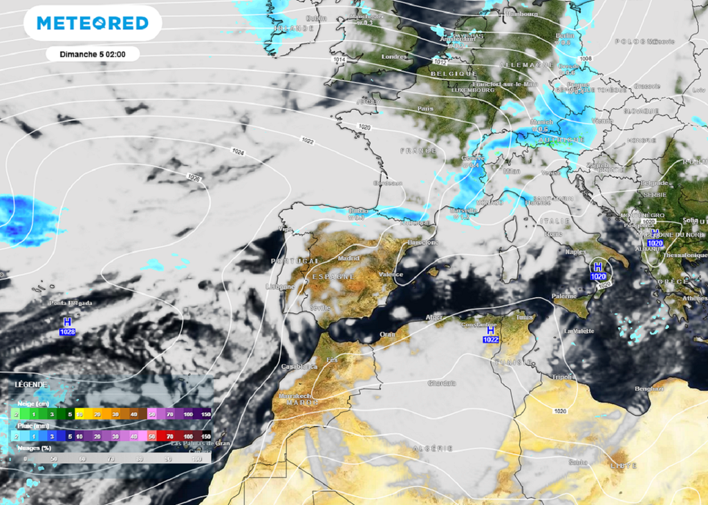 Après le passage perturbé du week-end, les hautes pressions en provenance des Açores se réinstalleront. Après le passage perturbé du week-end, les hautes pressions en provenance des Açores se réinstalleront.