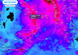 Meteo, da domani massima allerta in queste 5 regioni del Centro-Sud per maltempo: più di 100 mm di pioggia in arrivo