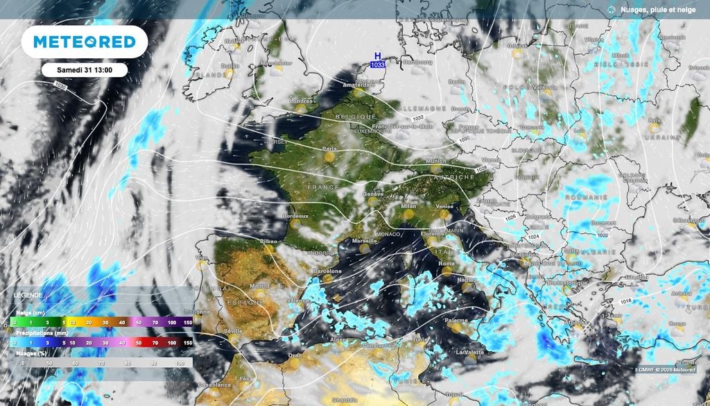 Un puissant blocage anticyclonique va concerner la France au cours des prochains jours. Un puissant blocage anticyclonique va concerner la France au cours des prochains jours.