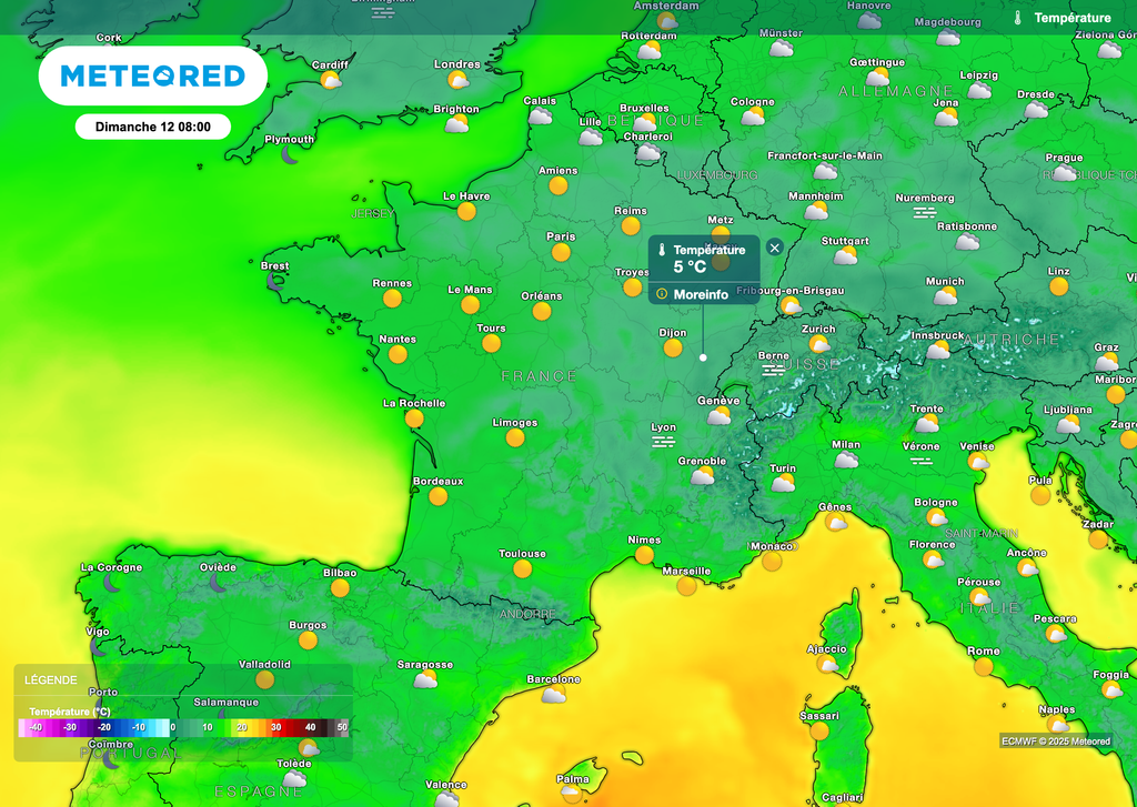 Brr ! De la fraîcheur automnale pour votre dimanche matin.