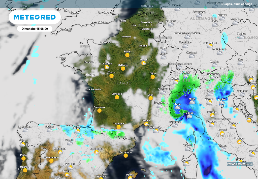 Un ciel parfois bien dégagé dès le réveil malgré des grisailles localement possibles (surtout dans le nord-est / façade est).
