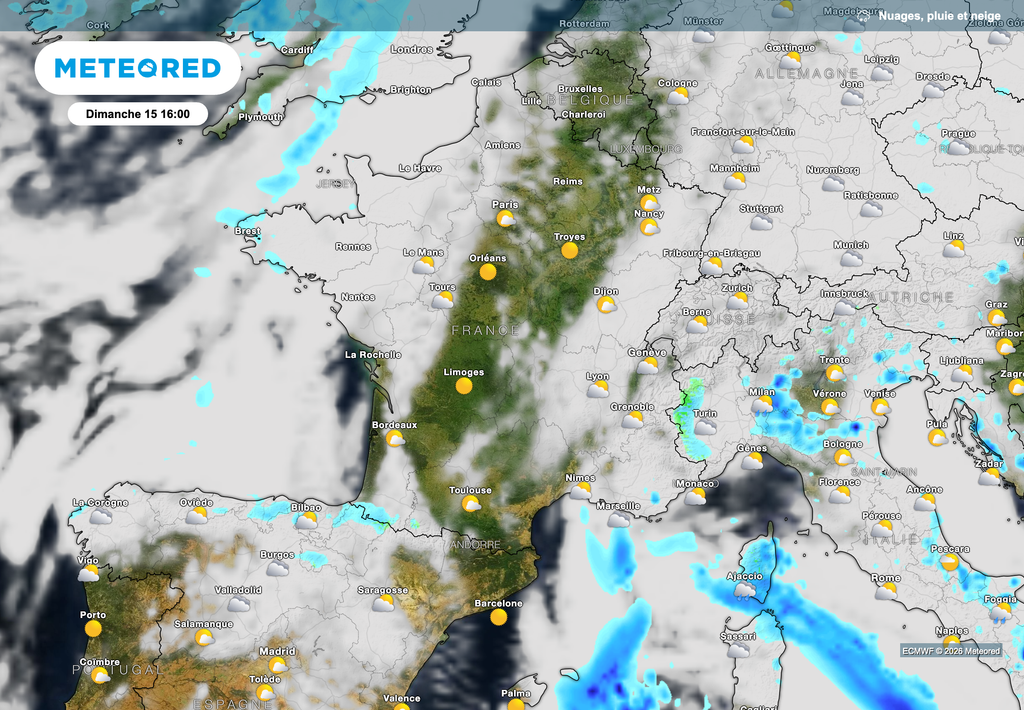Une météo plutôt bien lumineuse dans l'ensemble.