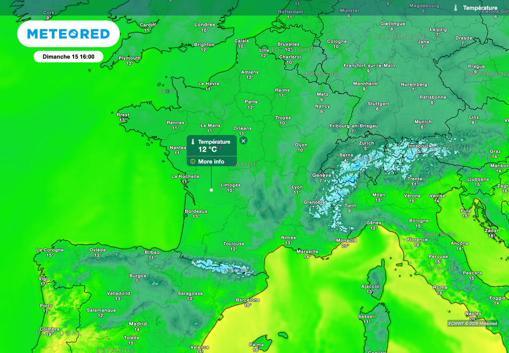 Timide douceur pour ce dimanche après-midi.