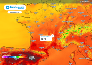 Météo de cette semaine en France : nos cartes confirment l'envolée des températures ! Où va-t-il faire le plus chaud ?