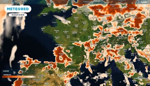 M&eacute;t&eacute;o de demain en France : 1 d&eacute;partement plac&eacute; en vigilance jaune "orages"'. Nombreux brouillards et petites gel&eacute;es