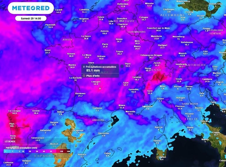 M&eacute;t&eacute;o de la semaine : attention aux orages fr&eacute;quents et violents dans une ambiance souvent lourde