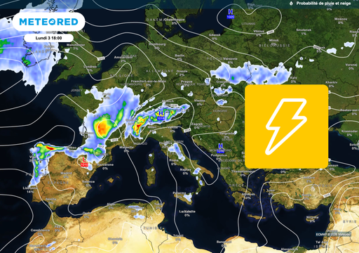 M&eacute;t&eacute;o de la semaine : encore de la chaleur mais un risque orageux plus net