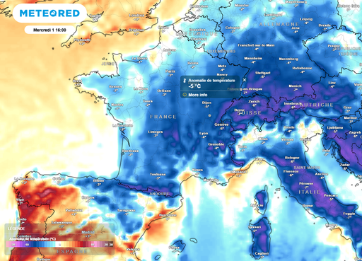 M&eacute;t&eacute;o de la semaine : frais et maussade en France avant un changement de temps pour P&acirc;ques