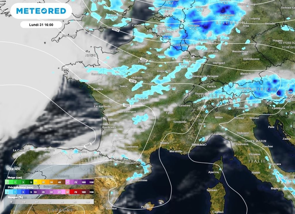 Lundi, le ciel sera encore menaçant localement dans les régions septentrionales. Lundi, le ciel sera encore menaçant localement dans les régions septentrionales.