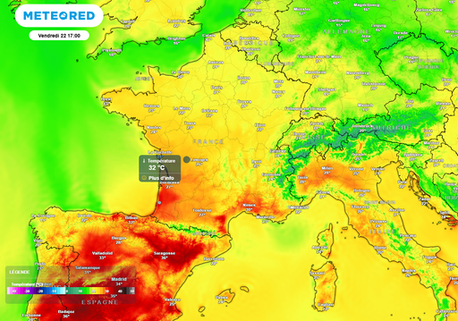 M&eacute;t&eacute;o de la semaine : l'&eacute;t&eacute; s'installe en France, des temp&eacute;ratures de plus de 30&deg;C attendues