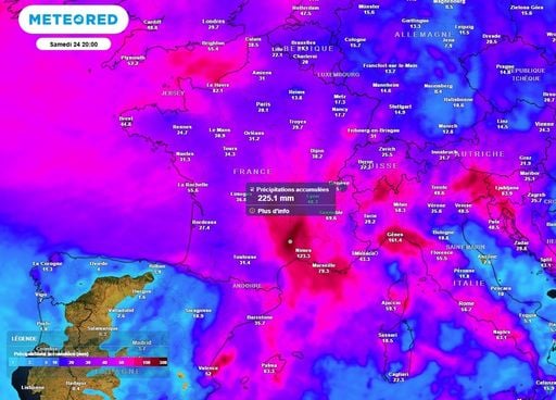 M&eacute;t&eacute;o de la semaine : la pluie et le vent s'installent en France, attention aux intemp&eacute;ries