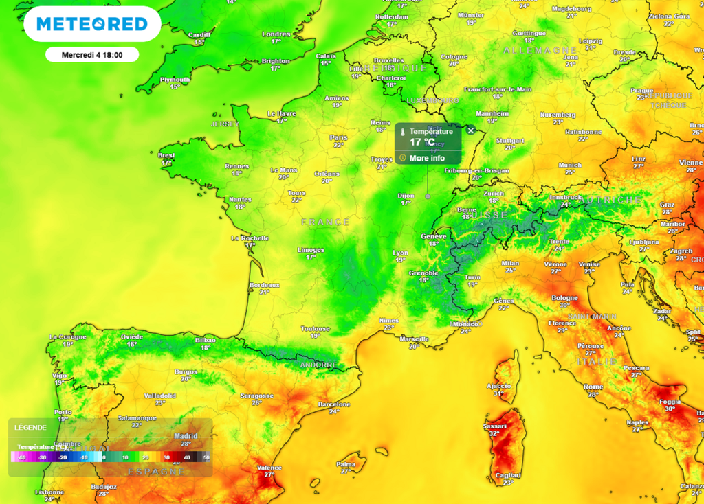Les températures seront parfois inférieures aux normales de saison mercredi après-midi. Les températures seront parfois inférieures aux normales de saison mercredi après-midi.