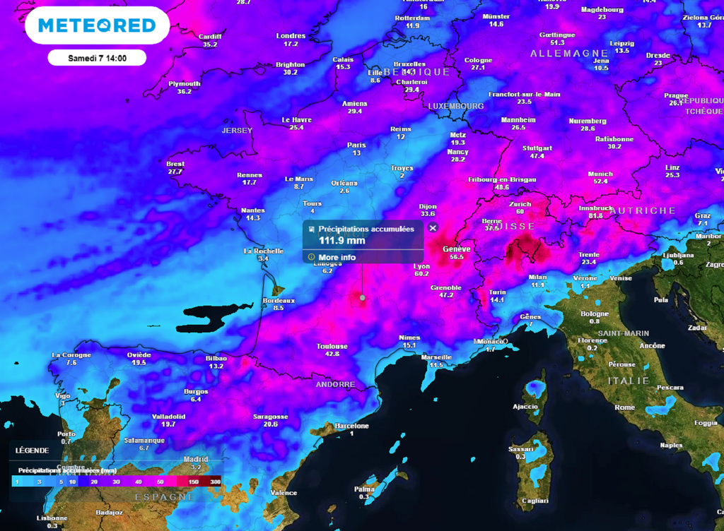 Aucune région ne sera épargnée par la pluie cette semaine. Le nord-ouest et l'axe sud-ouest / nord-est seront les plus concernés. Aucune région ne sera épargnée par la pluie cette semaine. Le nord-ouest et l'axe sud-ouest / nord-est seront les plus concernés.