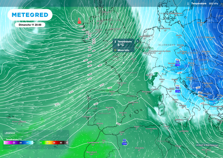 M&eacute;t&eacute;o de la semaine prochaine en France : retour d'une grande douceur ?