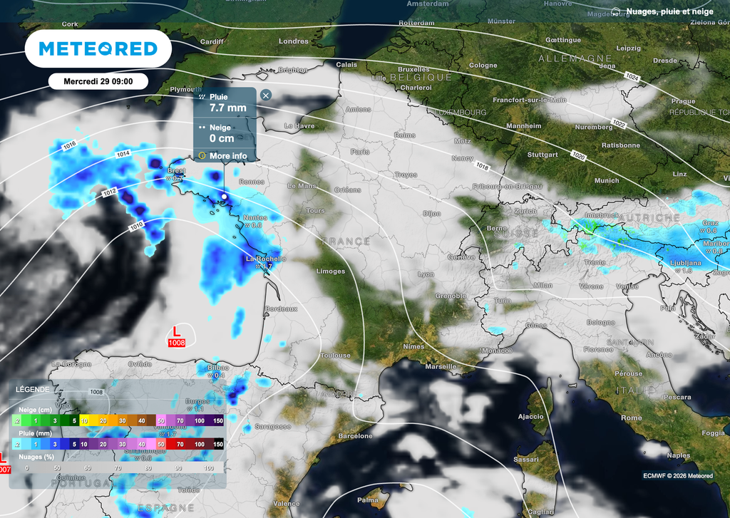C'est dans l'ouest et le sud que la météo se montrera plus incertaine ces prochains jours.