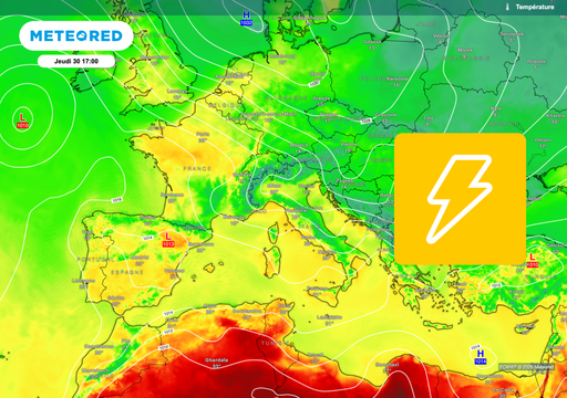 M&eacute;t&eacute;o de la semaine prochaine : pluies et orages de retour sur une bonne partie de la France ?