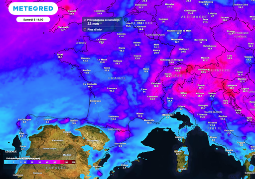 M&eacute;t&eacute;o de la semaine : retour de la pluie en France avec des temp&eacute;ratures en nette baisse