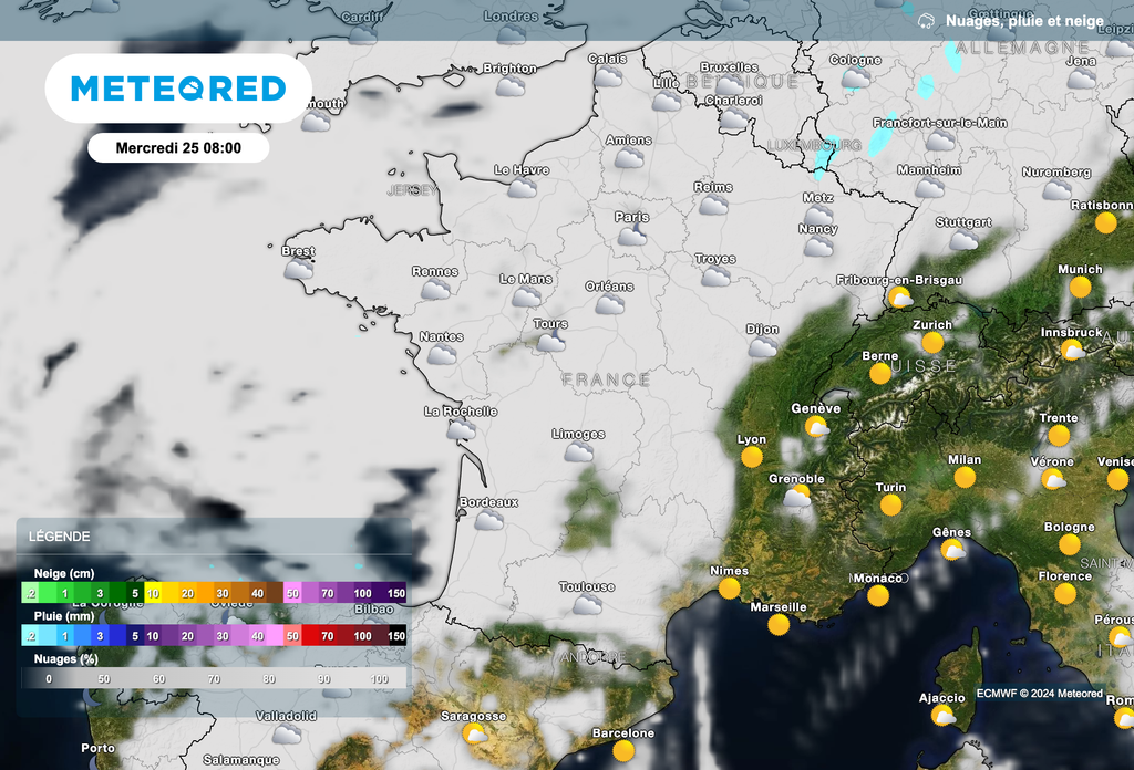 Nombreux brouillards et nuages bas ce matin sur quasiment toute la France ! Nombreux brouillards et nuages bas ce matin sur quasiment toute la France !
