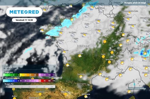 M&eacute;t&eacute;o : de nouvelles pluies se dirigent vers la France. D&eacute;couvrez les r&eacute;gions concern&eacute;es