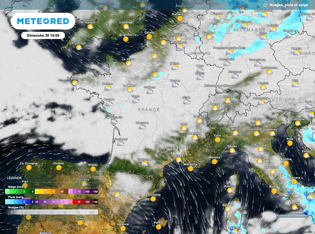 Beaucoup de nuages persistants dans l'après-midi de dimanche. Beaucoup de nuages persistants dans l'après-midi de dimanche.