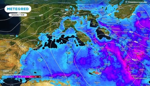 M&eacute;t&eacute;o : d&eacute;pression m&eacute;diterran&eacute;enne sur l&rsquo;Italie. D&eacute;couvrez les cons&eacute;quences attendues en France pour la Toussaint