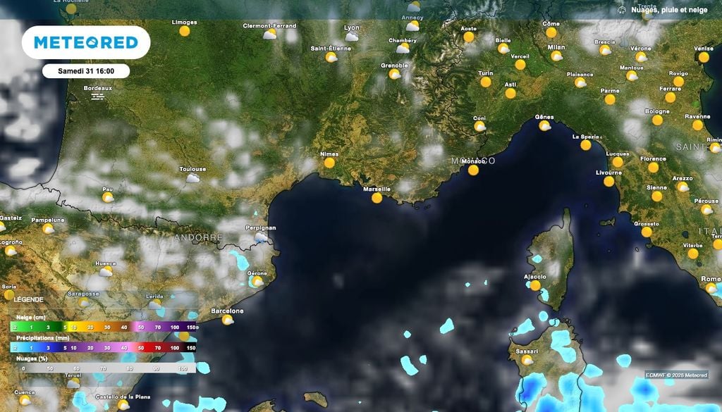Belle journée ensoleillée samedi en région PACA. Belle journée ensoleillée samedi en région PACA.