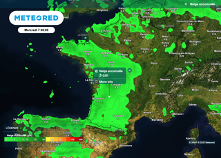 Météo : des chutes de neige attendues en plaine demain, lundi 5 janvier, en France ! La carte des régions concernées