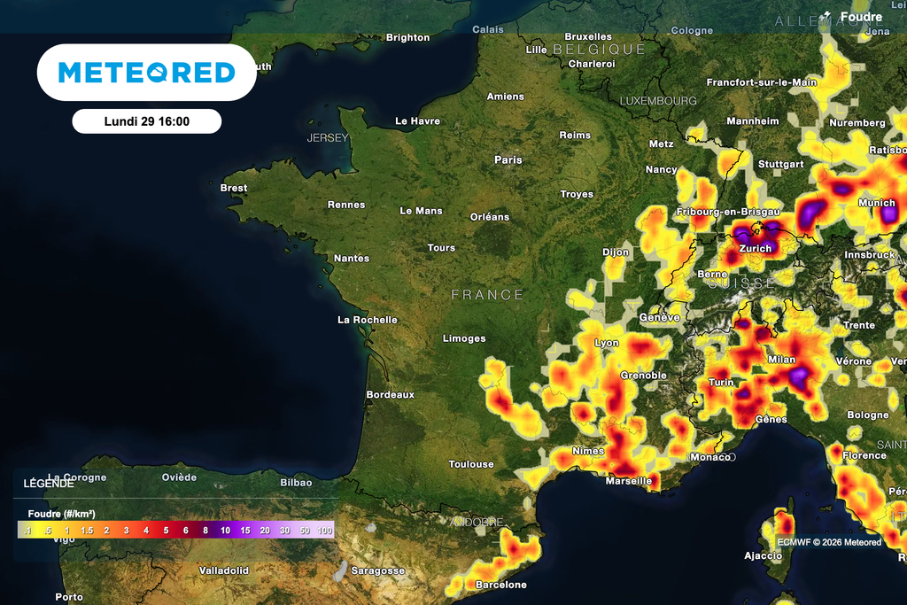 Des orages attendus cet après-midi en France.