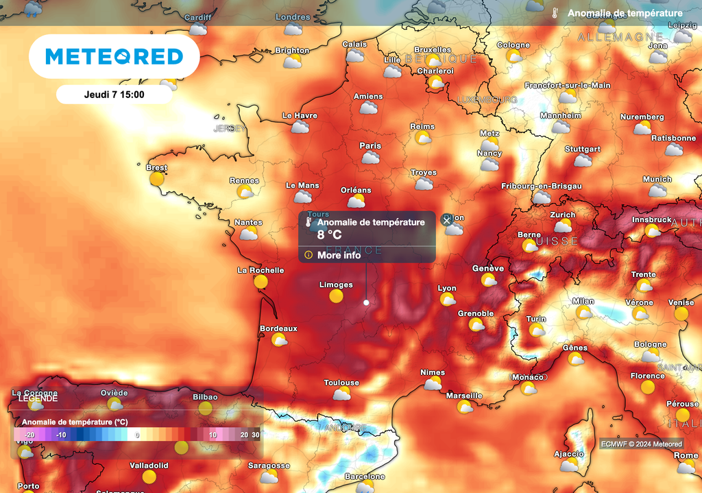 Soleil et très grande douceur dans le sud-ouest du pays cet après-midi !