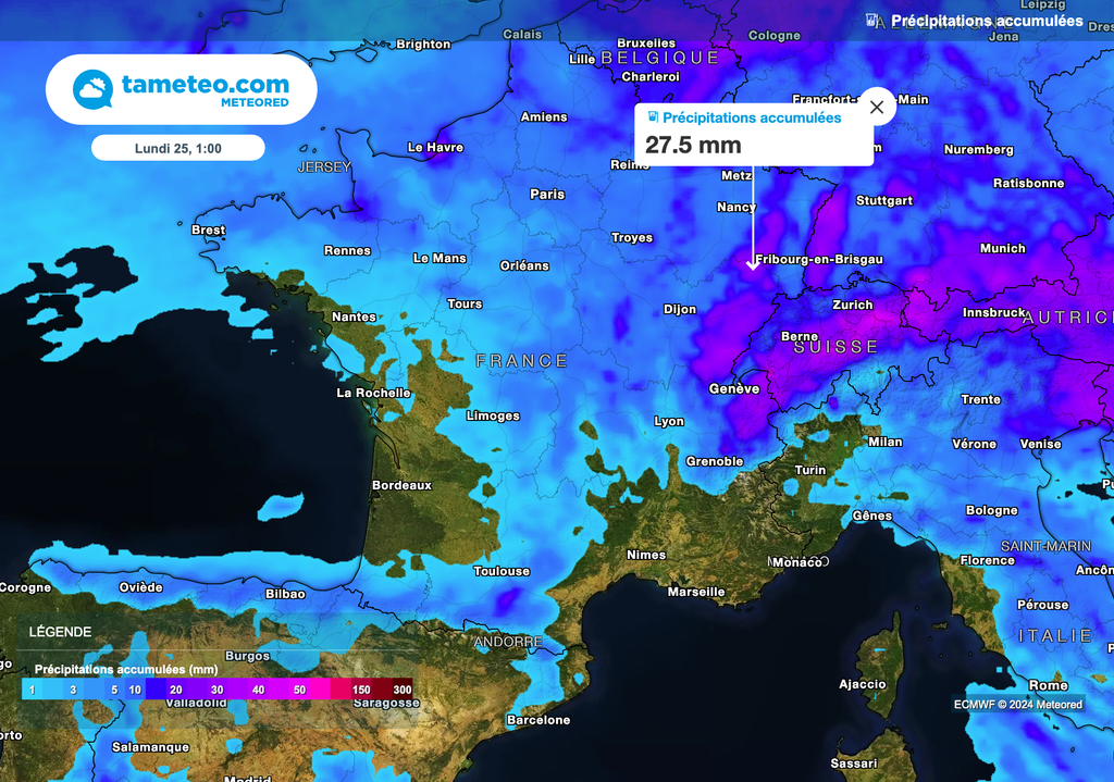 Les précipitations ne vont quasiment épargner aucune région ce week-end.