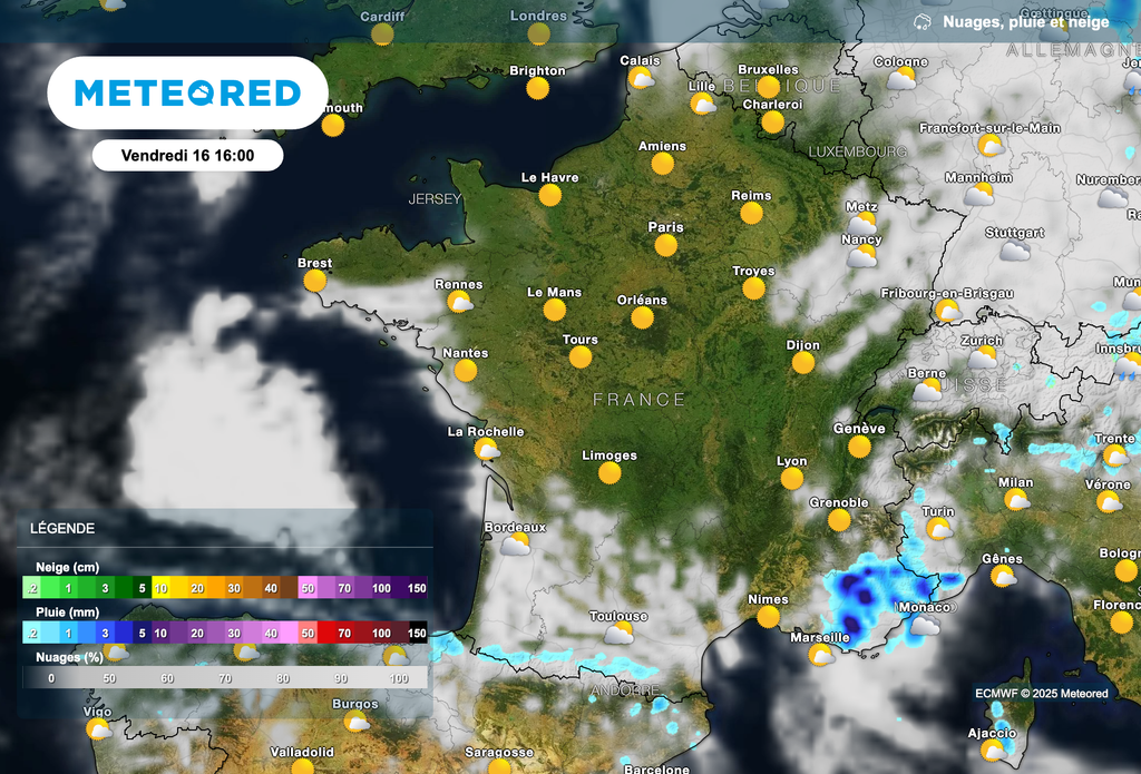 Des orages cet après-midi dans le sud-est de la France. Des orages cet après-midi dans le sud-est de la France.