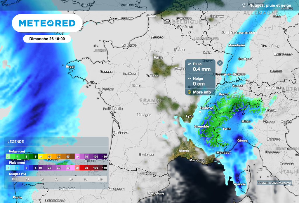Deux perturbations sur la France dimanche !