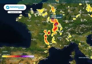 Météo du week-end en France : nos cartes montrent l'arrivée d'orages violents. Quelles régions concernées ? 
