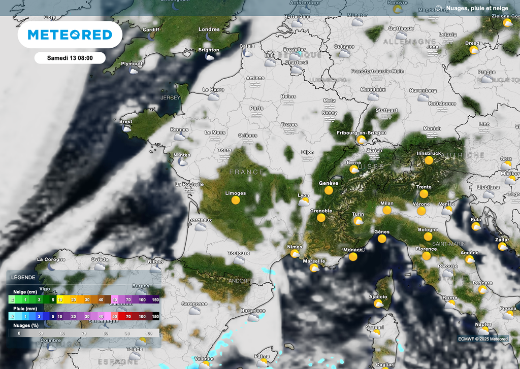 Une matinée de samedi sous une visibilité parfois très réduite. Prudence. Une matinée de samedi sous une visibilité parfois très réduite. Prudence.