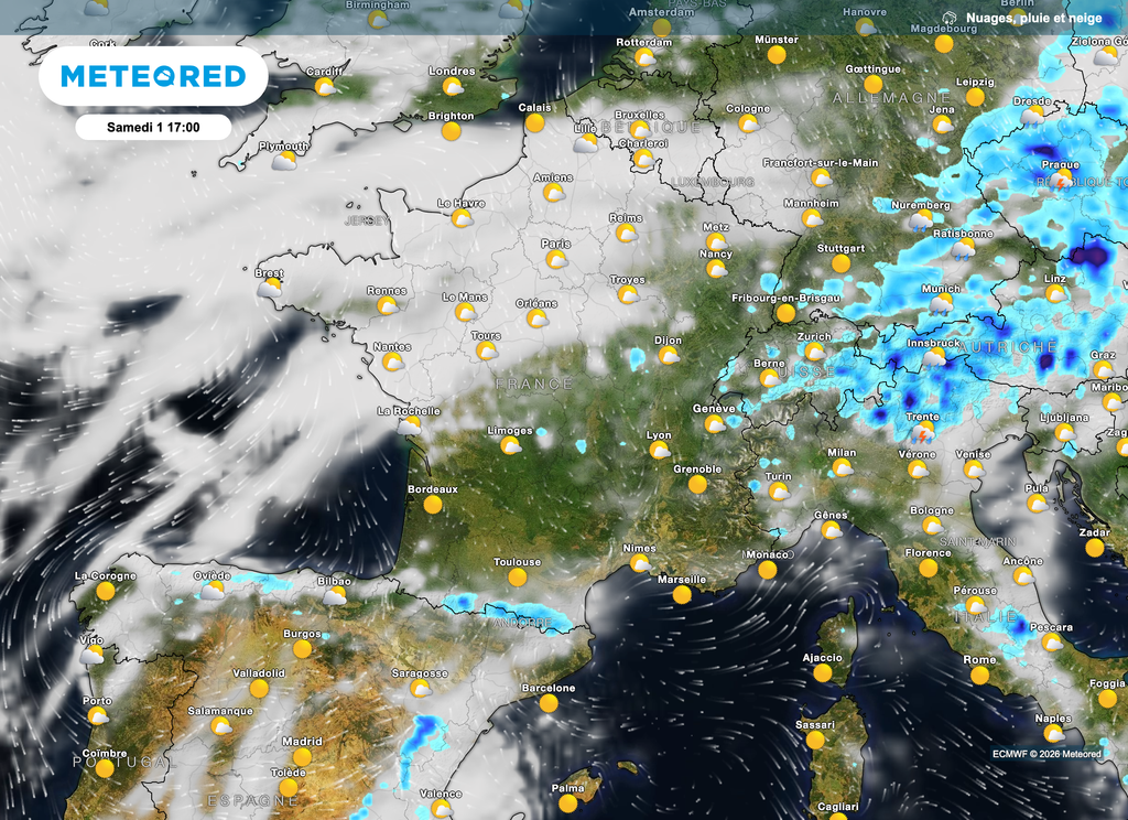 Samedi, quelques rares averses ou bien orages pourraient éventuellement de former vers les reliefs essentiellement. Samedi, quelques rares averses ou bien orages pourraient éventuellement de former vers les reliefs essentiellement.