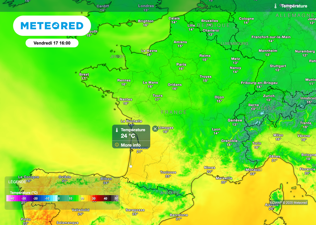 Belle douceur printanière samedi après-midi dans le sud-ouest de la France.