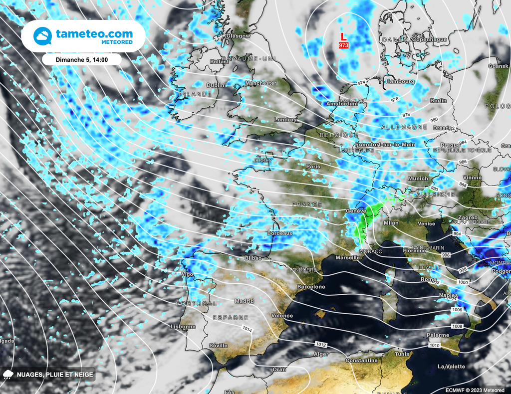 Dimanche, la météo sera encore venteuse mais les rafales perdront progressivement en intensité.